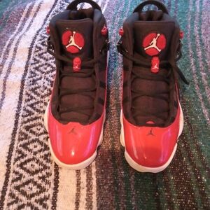 Nike Air Jordan Sz 10.5 Red and Black